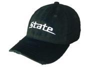 Michigan State Spartans Retro Brand Green State Worn Flexfit Hat Cap L XL
