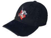 Dallas Texans Retro Brand Black Worn Vintage Style Flexfit Hat Cap L XL