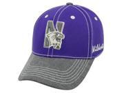 Northwestern Wildcats TOW Purple High Post Two Tone Memory FLEXFIT Hat Cap M L