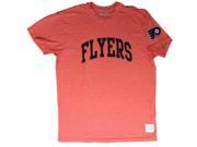 Philadelphia Flyers Retro Brand Orange Soft Vintage Short Sleeve T Shirt 2XL