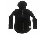 Washington Capitals Retro Brand Women Black Quad Blend Zip Up Hoodie Jacket L