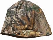 Virginia Tech Hokies TOW Camo Brown Trap 1 Reversible Knit Winter Beanie Hat Cap