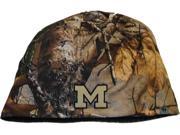 Michigan Wolverines TOW Camo Brown Trap 1 Reversible Knit Winter Beanie Hat Cap