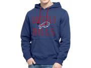 Buffalo Bills 47 Brand Blue Cross Check Pullover Hoodie Sweatshirt M