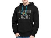 Jacksonville Jaguars 47 Brand Black Cross Check Pullover Hoodie Sweatshirt L