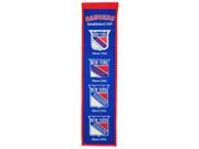 Winning Streak Sports 47001 New York Rangers Heritage Banner