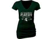 Michigan State Spartans 2016 College Football Playoff Womens V Neck T Shirt M