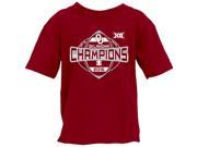Oklahoma Sooners YOUTH 2015 Football Big 12 Conference Champions T Shirt L