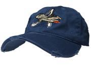 Aberdeen Ironbirds Retro Brand MILB Blue Worn Vintage Flexfit Hat Cap L XL