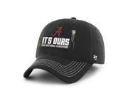 Alabama Crimson Tide 47 Brand 2016 Football National Champions Black Adj Hat Cap