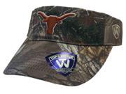 Texas Longhorns TOW Realtree Xtra Camouflage Camo Adjustable Golf Hat Cap Visor
