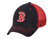 Boston Red Sox 47 Brand Navy Red Taylor Closer Mesh Stretch Fit Slouch Hat Cap