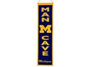 Michigan Wolverines Official Wool Man Cave Fan Banner by Winning Streak