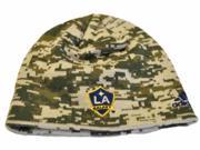 Los Angeles LA Galaxy Adidas MLS Digi Green Camo Cap Hat Beanie