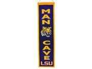 LSU Tigers Official Wool Man Cave Fan Banner by Winning Streak