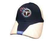 Tennessee Titans Reebok Navy On Field Performance Structure Flexfit Hat Cap M L