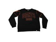 San Francisco Giants 47 Brand WOMEN Black Distressed Logo LS Sweatshirt S