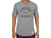 Pittsburgh Penguins 2016 4 Time Stanley Cup Champions Trophy Gray T Shirt S