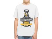 Pittsburgh Penguins 47 Brand 2016 Stanley Cup Champs YOUTH On Ice T Shirt M