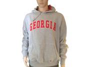 Georgia Bulldogs Colosseum Gray LS Hoodie Sweatshirt with Front Pocket L