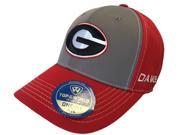 Georgia Bulldogs TOW Red Gray Dynamic Performance Flexfit Hat Cap M L