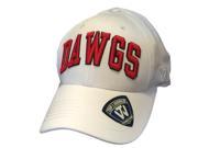 Georgia Bulldogs Top of the World White Dawgs Structrued Adjustable Hat Cap