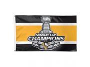 Pittsburgh Penguins 2016 Stanley Cup Champions Indoor Outdoor Deluxe Flag