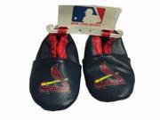 St. Louis Cardinals Skidders INFANT Faux Leather Baby Bootie Shoes 0 6M
