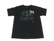 Alabama Crimson Tide Adidas YOUTH Black Short Sleeve Crew Neck T Shirt M