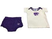 Kansas State Wildcats Two Feet Ahead Infant Girl s T Shirt Bloomers Set 6M