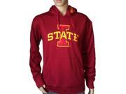 Iowa State Cyclones Colosseum Red Long Sleeve Hoodie Sweatshirt with Pocket L
