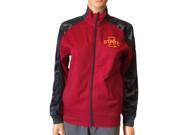 Iowa State Cyclones Colosseum YOUTH Red and Gray LS Full Zip Jacket L