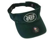New York Jets 47 Brand Green Circle Logo Clean Up Adj Visor Hat Cap