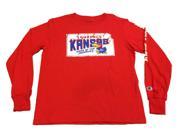 Kansas Jayhawks Champion YOUTH Red Home of the Jayhawks LS T Shirt M