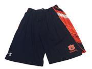 Auburn Tigers Under Armour Heatgear Navy Orange Drawstring Athletic Shorts M