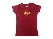 Iowa State Cyclones TFA Toddler Girls Crimson Long Length Cotton T Shirt 2T