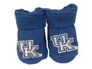 Kentucky Wildcats Two Feet Ahead Infant Baby Newborn Royal Blue Socks Booties