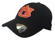 Auburn Tigers Top of the World Navy One Fit Structured Fitted Hat Cap