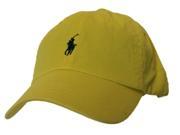Polo Ralph Lauren Relaxed Fit Yellow Green Pony Adjustable Strap Hat Cap
