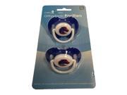 Boise State Broncos Baby Infant Silicone Orthodontic Pacifier 2 Pack 3M