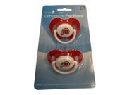 Utah Utes Baby Fanatic Infant Red Silicone Orthodontic Pacifier 2 Pack 3M