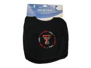 Texas Tech Red Raiders Baby Fanatic Infant Baby Black Circular Logo Bib 2 Pack