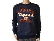 Auburn Tigers Colosseum Navy Long Sleeve Crew Neck Pullover Sweatshirt L