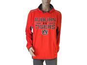 Auburn Tigers Under Armour Coldgear Orange LS Pullover Hoodie Sweatshirt L