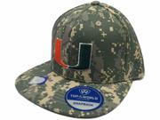 Miami Hurricanes TOW Digital Camouflage Patriot Snap Adjustable Snapback Hat Cap