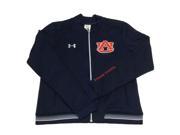 Auburn Tigers Under Armour Coldgear WOMENS Navy Full Zip Jacket Pockets S