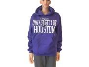 Houston Cougars Champion WOMENS Purple LS Pullover Hoodie Sweatshirt S