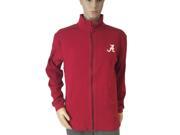 Alabama Crimson Tide Chiliwear Red Full Zip Up Long Sleeve Ribbed Jacket L