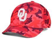 Oklahoma Sooners TOW Red Camouflage Gulf Performance Flexfit Structured Hat Cap