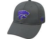 Kansas State Wildcats TOW Charcoal Jock II Performance Memory Flexfit Hat Cap